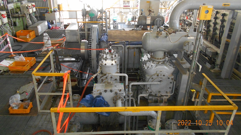 22년 10월 왕복 Compressor 정비작업