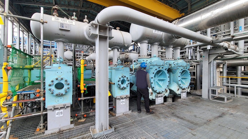 21년 6월 왕복 Compressor 정비작업