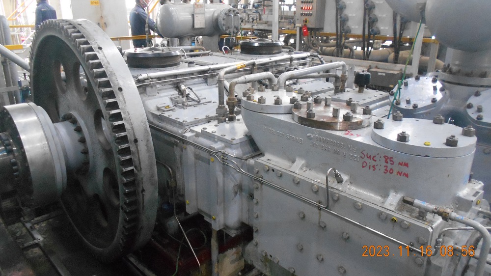 23년 11월 왕복 Compressor 정비작업